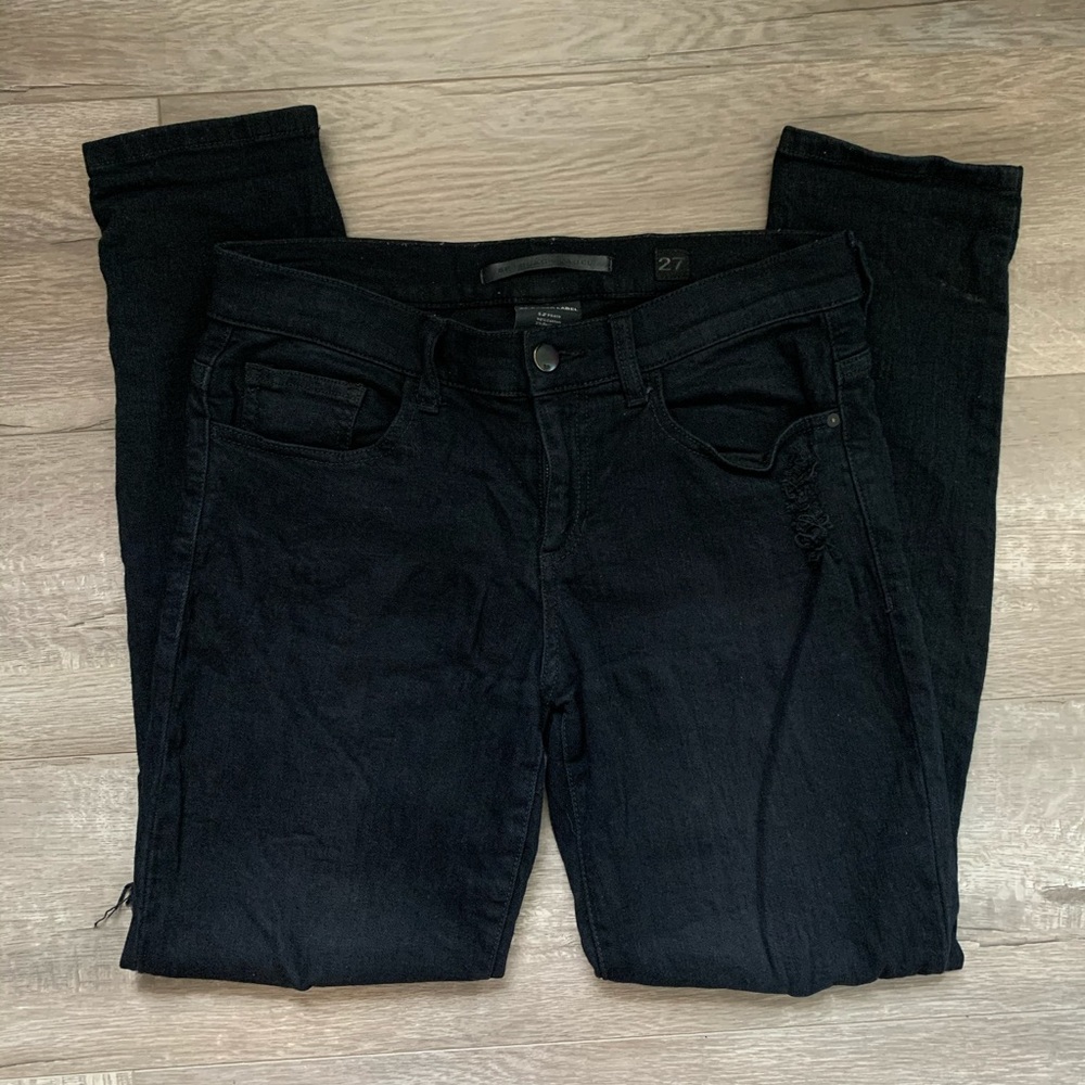 BLACK LABEL Ripped Black Jeans - Picture 2 of 3